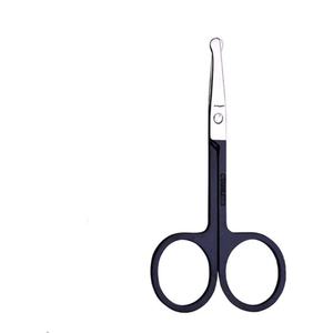 Ciseaux de beauté en acier inoxydable, lame tranchante, manche en plastique, trou carré, outils de maquillage pour la coupe des poils des sourcils et du nez, ANAAIF - Product Image 2