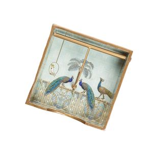 Wood Bohemian Design <b>Vanity</b> Tissue Box Cover Decorative Facial Tissue Holder Durable Eco-Friendly Bathroom Bedroom <b>Table</b> Box - Product Image 1