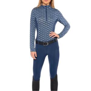 Pantalones de Montar a Caballo Modernos Personalizados OEM para Hombre, con Parche Antideslizante en la Rodilla, Corte Ajustado, Cierre de Gancho y Bucle, Pantalones de Competición de Secado Rápido - Product Image 1