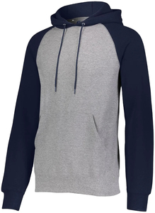 Sudadera con Capucha Naranja Sólida para Hombre, Sudadera con Mangas Raglán y Bolsillo, Top Informal de Manga Larga - Product Image 2