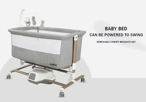 Culla Portatile Kidilo per Neonati, Lettino Co-Sleeping Pieghevole con Sponda, Box per Bambini Adatto ai Neonati TY181 - Product Image 6