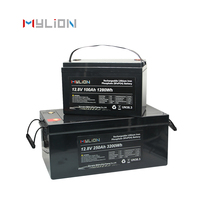 Mylion 27.66kg Baterai LiFePO4 Berkinerja Tinggi 12.8V 250Ah 3600Wh Solid State 2000-Cycle Isi Ulang untuk Solar, Kelautan, dan UPS