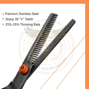 Tijeras de Peluquería, Juego de Tijeras de Entresacar Fcysy, Kit Profesional de Peluquería con Tijeras de Peluquero - Product Image 3