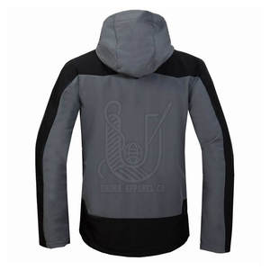 Chaqueta de Invierno Softshell con Capucha y Logotipo Frontal, Diseño Único, Secado Rápido, Transpirable, para Uso en Exteriores para Hombre - Product Image 3