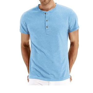 Nouveau design, t-shirts pour hommes de haute qualité, manches courtes, décontractés, pour l'été, personnalisables, séchage rapide, respirants, col en V, vente en gros - Product Image 1