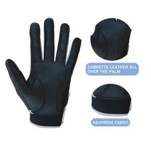 Gants de frappe de baseball personnalisés de qualité supérieure, légers, respirants, en cuir, pour adultes, main droite, avec fermeture auto-agrippante pour l'entraînement - Product Image 6