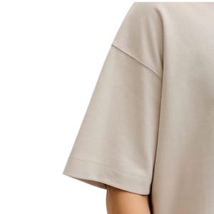 T-shirt surdimensionné pour homme en coton, col rond, épaules tombantes, manches courtes, style streetwear décontracté, coupe classique, tissu épais, écologique - Product Image 6