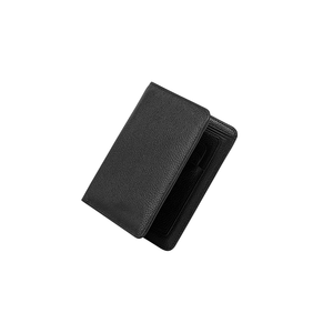 Cartera Unisex de Cuero Genuino, Plegable, Estilo Minimalista, Forro con Múltiples Ranuras para Tarjetas, Marca Personalizada, Multifuncional - Product Image 5