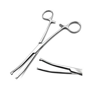 Pinzas Hemostáticas Kocher Curvas de Alta Calidad, Acero Inoxidable Alemán, Instrumento Quirúrgico Manual, Certificado CE Clase II - Product Image 6