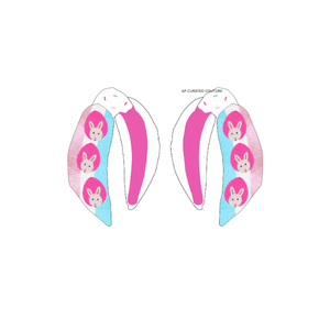 Serre-tête tendance pour femme, motif Mahjong, lapin et œufs de Pâques, coloré, noué, brodé à la main, accessoire de mode très prisé - Product Image 4