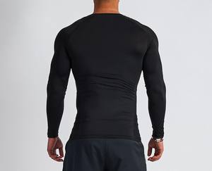 Rashguard Homme Personnalisé Couleur Unie - Manches Longues Respirant Séchage Rapide Anti-Bactérien Écologique Matière de Haute Qualité Facile à Porter - Product Image 5