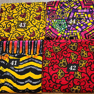 Tela africana con estampado de cera, 100% algodón, popular en Francia, África y regiones insulares, de Hitjem Export Company - Product Image 5