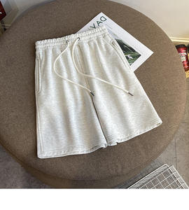 Pantalones Cortos de Moda Urbana para Mujer, Corte Holgado, Cintura Elástica, Pantalones Cortos Casuales de Verano, Fabricante Mayorista - Product Image 4