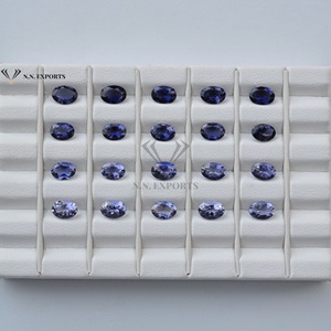 หินไอโอไลต์ธรรมชาติขนาด6x8มม. สินค้ามาใหม่หินเจียระไนเหลี่ยมเพชรพลอยเจียระไนแบบหลวม - Product Image 3