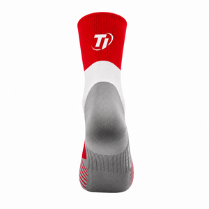 Chaussettes de sport athlétiques personnalisées avec logo TI, chaussettes de sport de performance supérieure, respirantes, rembourrées, chaussettes d'entraînement avec logo personnalisé - Product Image 3