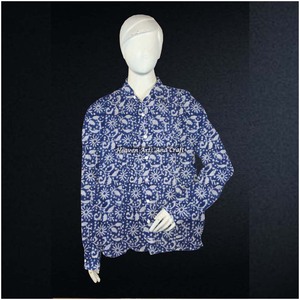 Designer <b>Women</b> Indian Ethnic Cotton Hand Block Print Summer <b>Shirt</b> Sweet Style <b>Shirt</b> For Beach Perfect Gift For Her Size - Product Image 5