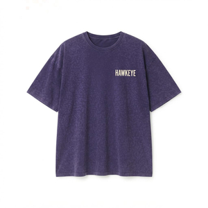 เสื้อยืดวินเทจ แขนสั้น ทรงโอเวอร์ไซส์ ไหล่ตก สกรีนโลโก้ได้ แฟชั่นแบรนด์ชายหญิง ผ้าฝ้าย ย้อมสีเอซิด - Product Image 2