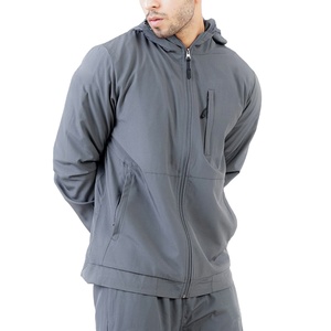 Nouvel ensemble de survêtement coupe-vent personnalisé avec logo, ensemble jogging, sweat à capuche et pantalon de survêtement empilé pour homme 2026 - Product Image 3