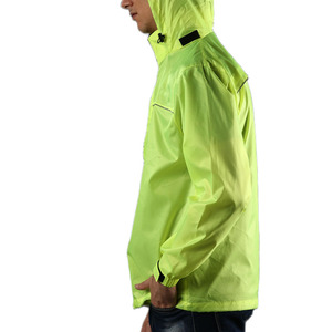 Men's Waterproof Hooded <b>Jacket</b> <b>Lightweight</b> Performance Outerwear Hiking And <b>Running</b> Rain <b>Jacket</b> - Product Image 2