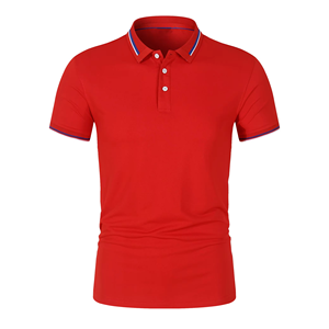 Polo de manga corta blanco para hombre, corte regular, color liso, estilo casual, ribete en contraste, tela de algodón piqué, venta al por mayor, estilo masculino - Product Image 2
