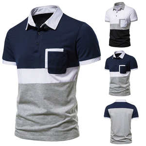 Camisetas Polo Ecológicas con Bolsillos Elegantes para Hombre, Camisetas Polo de Algodón Orgánico, Camiseta Polo de Manga Larga de Algodón Orgánico Personalizada para Hombre - Product Image 4