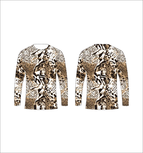 Camiseta de Manga Larga para Hombre, Color Marrón, Diseño de Corteza de Árbol, Cuello Redondo, Estilo Casual, Ropa Deportiva, para Gimnasio y Entrenamiento - Product Image 1