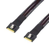 Connecteur anti-inclinaison SlimSAS SFF-8654 8I 4.0 vers connecteur anti-inclinaison pour serveur SFF-74P 8654