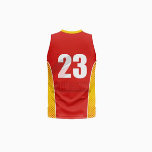 Camiseta Deportiva Sublimada, Camiseta de Baloncesto con Diseño de Color Personalizado, Malla Transpirable de Secado Rápido, Uniforme para Entrenamiento y Práctica - Product Image 2