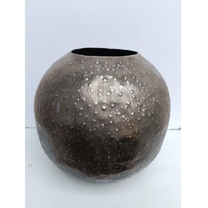 Vase à fleurs en aluminium moderne et élégant AWE - Durable, léger, fait main, base antidérapante de haute qualité pour mariage, maison/bureau - Product Image 4