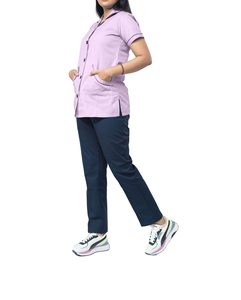 2026 OEM Wholesale Custom Top-Grade Spandex Scrubs Uniforms Eggplant Purple Unisex Summer Cheap <b>Nursing</b> Scrub Sets Supplier - Product Image 1
