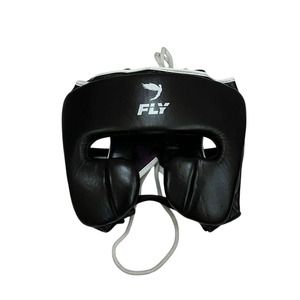 Ensemble d'entraînement de boxe professionnel Fly Boxing, tout neuf, dernier modèle, en cuir noir et blanc, CP-BHG-19 - Product Image 3