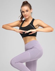 Soutien-gorge de sport léger, respirant, écologique, à maintien moyen, en Spandex/Polyester, avec logo personnalisé, séchage rapide, sans coutures - Product Image 2