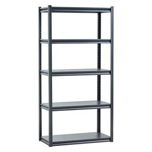 Scaffali Metallici Regolabili a 5 Ripiani con Capacità di 900 kg, 46 cm P x 91 cm L x 183 cm H, Scaffalatura per Garage e Stoccaggio Utensili - Product Image 1