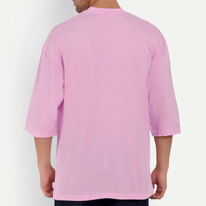 Camiseta Unisex Personalizada con Hombros Caídos, Estilo Oversize, Algodón, Ropa Urbana, Fabricante de Ropa al por Mayor OEM ODM - Product Image 3