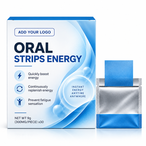 Solution buvable énergétique végétarienne et végane 300mg, marque privée, OEM, ODM, certifiée GMP HACCP, approvisionnement direct usine, dissolution orale personnalisée - Product Image 1