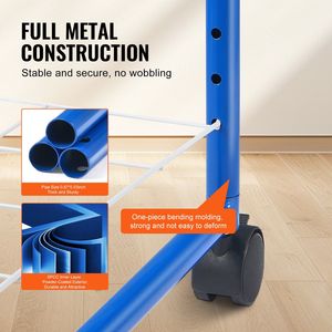 Séchoir à peinture en acier au carbone avec 25 étagères amovibles, 23,75 x 17,5 x 38 pouces, avec roues verrouillables et système de séchage de peinture - Product Image 3