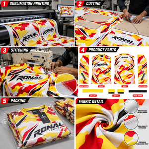 Maillot de motocross en tissu mesh extensible unisexe, pour équipes de course et de VTT, en promotion. - Product Image 5