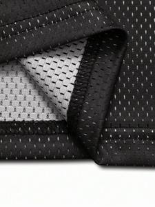 Maillot de football américain premium noir et or en maille, col en V, uniforme d'équipe personnalisé, polyester respirant, production en gros OEM - Product Image 3