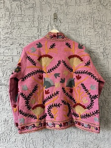 Best Selling <b>Lightweight</b> <b>Women</b>’s Hand Embroidered <b>Jacket</b> with Floral Threadwork Vintage Style Embroidered <b>Jacket</b> - Product Image 4