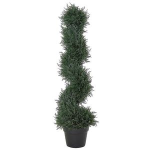 Pre-Potted 3 Feet Spiral Artificial Tree Simulated Spiral Fake Plant - Product Image 1