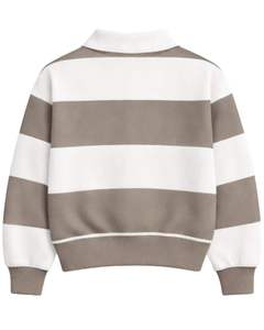 เสื้อสเวตเชิ้ตผู้ชายแบบซิป ¼ ตัว ผ้าฝ้ายฟลีซ พรีเมียม ทรงปกติ รับผลิตตามแบบ (OEM) ขายส่งจากโรงงาน ผู้ผลิตสหรัฐอเมริกา ยุโรป คุณภาพเยี่ยม - Product Image 2