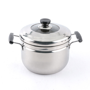 Family Size <b>Steamer</b> Pot With Multi Tier Stainless Steel Design Tight Lid Seal Heat Resistant Side Handles Fast And Even Heat - Product Image 1