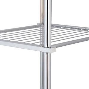 ชั้นวางของในห้องน้ำแบบตั้งพื้น 3 ชั้น ทำจากโครเมียม - Product Image 4