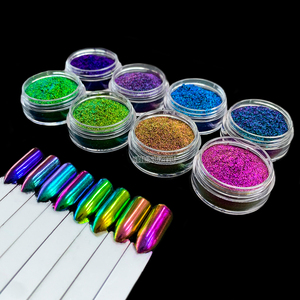 Glitter di Alta Qualità in 12 Colori, Grado Cosmetico, Polvere Pigmentata Camaleonte per Ombretto - Product Image 5
