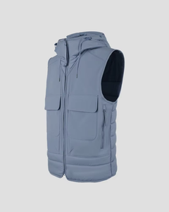 เสื้อกั๊กพัฟเฟอร์ซิปคุณภาพสูง น้ำหนักเบา กันน้ำ ระบายอากาศได้ดี พร้อมโลโก้สั่งทำพิเศษ สำหรับผู้ชาย - Product Image 3