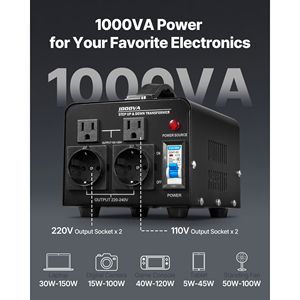 Trasformatore di Potenza Industriale 1000VA in Rame, Convertitore di Tensione 30kVA da 110V a 220V e Viceversa - Product Image 4