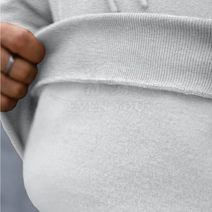 Sweat-shirts amples de qualité supérieure, tissu léger avec capuche réglable et poignets côtelés - Product Image 4