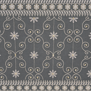 Tela de bordado, tela de encaje, tela de organza para la moda modesta de lujo, fabricantes de abayas y caftanes, compras al por mayor. - Product Image 4