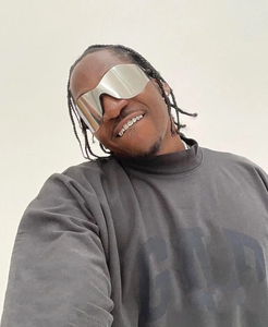 Nuevas Gafas de Sol Futuristas Plateadas YZY 2023, Gafas de Sol de Diseñador de Marca de Lujo, de una Pieza, Grandes y Resistentes al Viento - Product Image 6