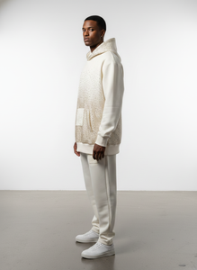 เสื้อฮู้ดดี้ทรงบ็อกซี่ประดับคริสตัลแบบกำหนดเองสำหรับผู้ชาย ผ้าเฟรนช์เทอร์รี่ 500gsm สตรีทแวร์ทรงโอเวอร์ไซส์ ล้างสีแบบแอซิด หนัก ทนทาน สวมหัว แบบ ODM - Product Image 4